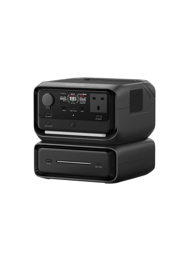 EcoFlow RIVER 3 Max (RIVER 3 Plus&EB300) Portable Power Station – 572Wh LFP Battery, 1200W Output, - Image 1